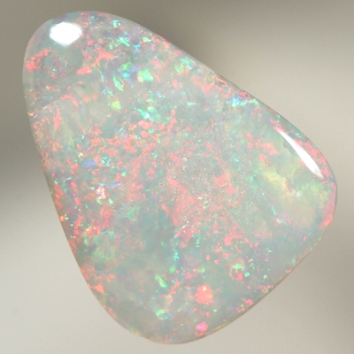 SOLID SEMI BLACK OPAL Bright red and orange colours 